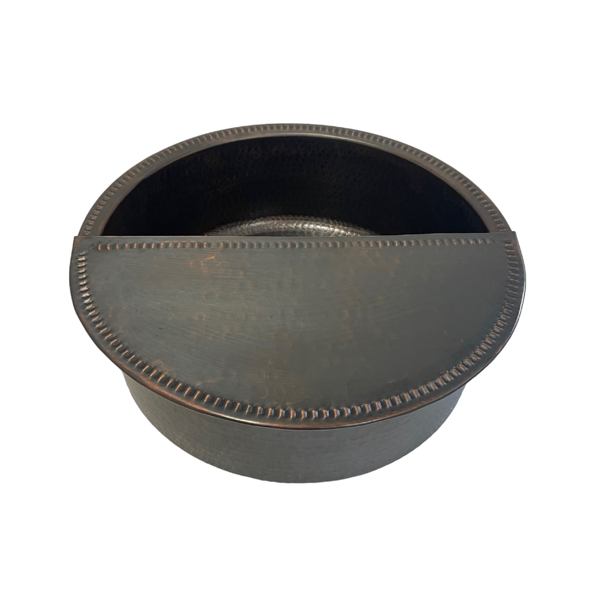 Copper Pedicure Bowl/ Copper Spa Bowl with Footrest