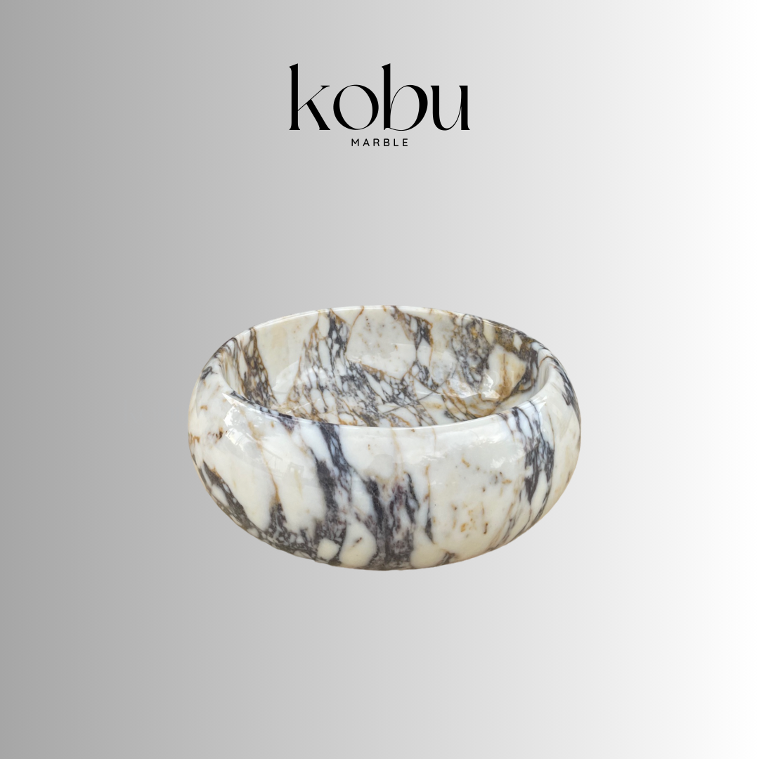 Calacatta Viola Marble Vessel Sink