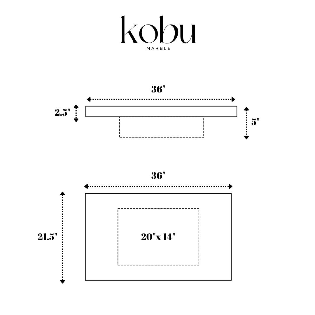 Custom Thaos Green Marble Sink