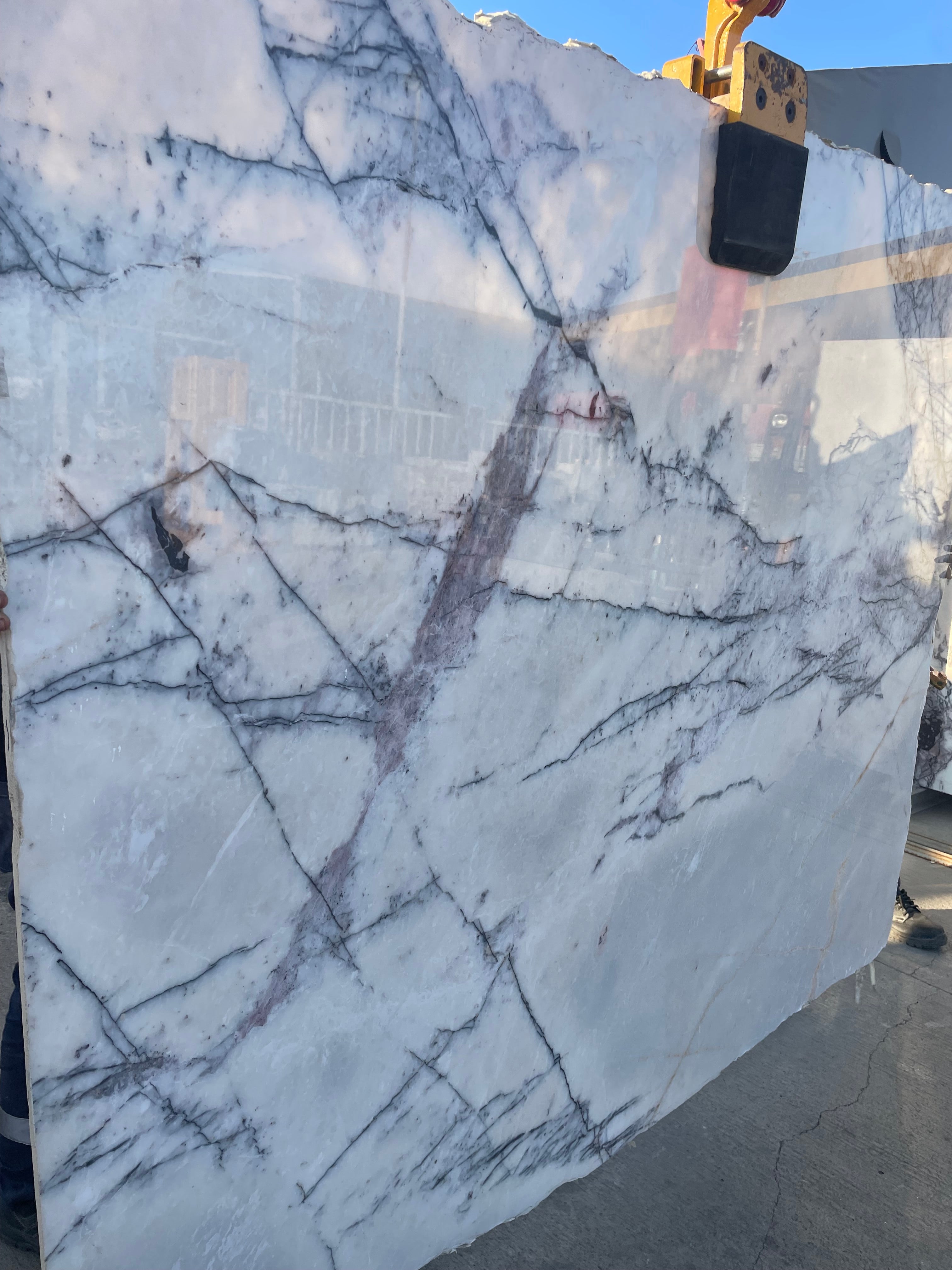 36" Custom Lilac Marble Sink