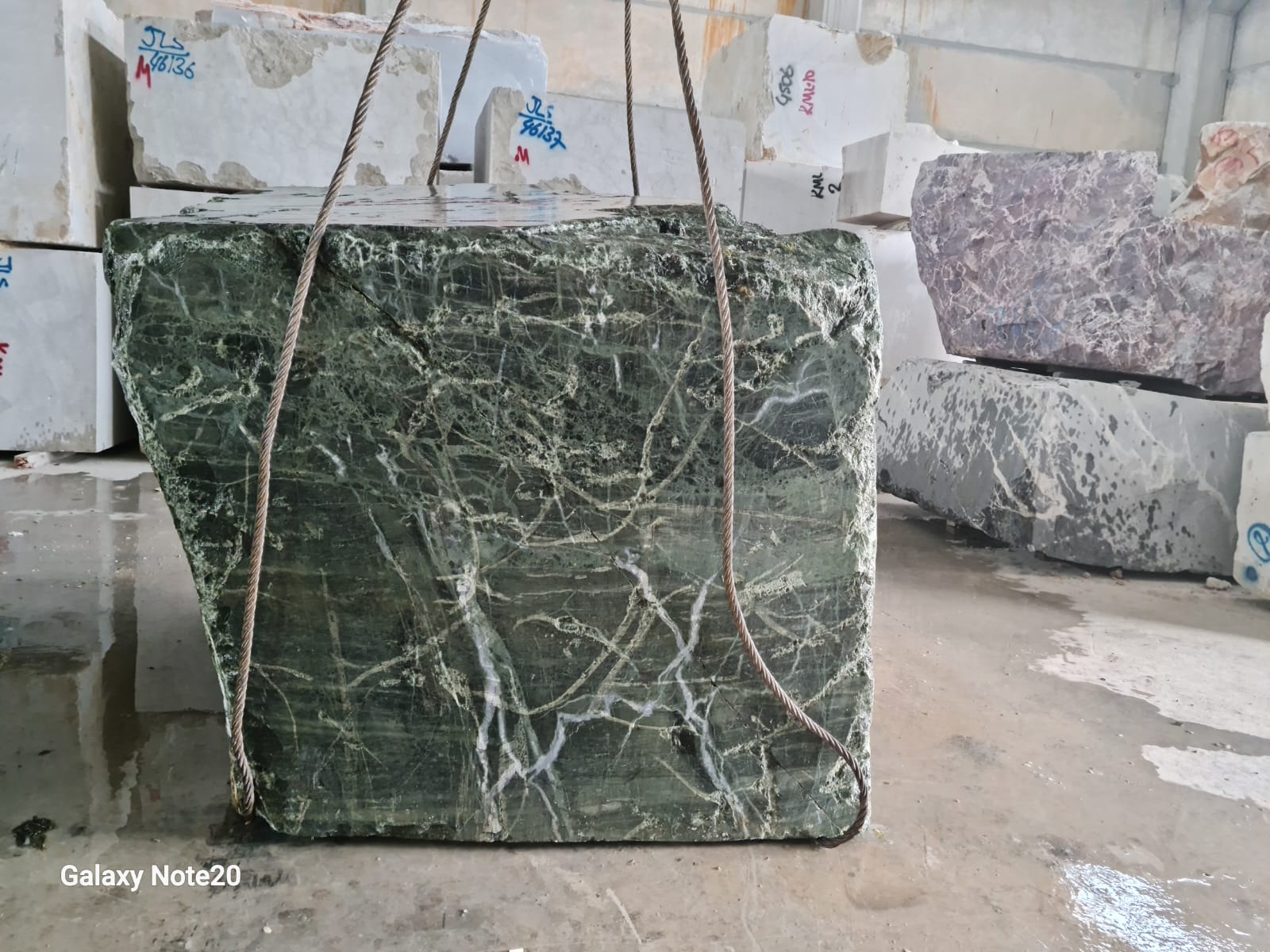 Custom Thaos Green Marble Sink