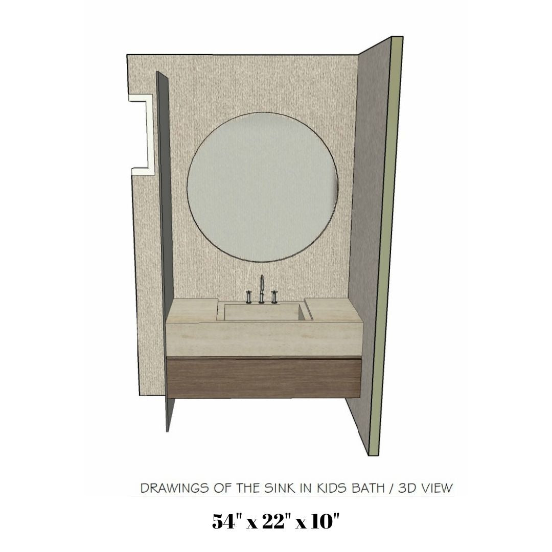 Custom Travertine Sinks