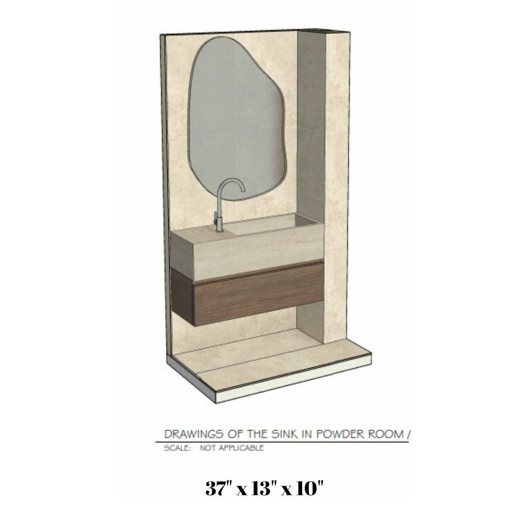 Custom Travertine Sinks