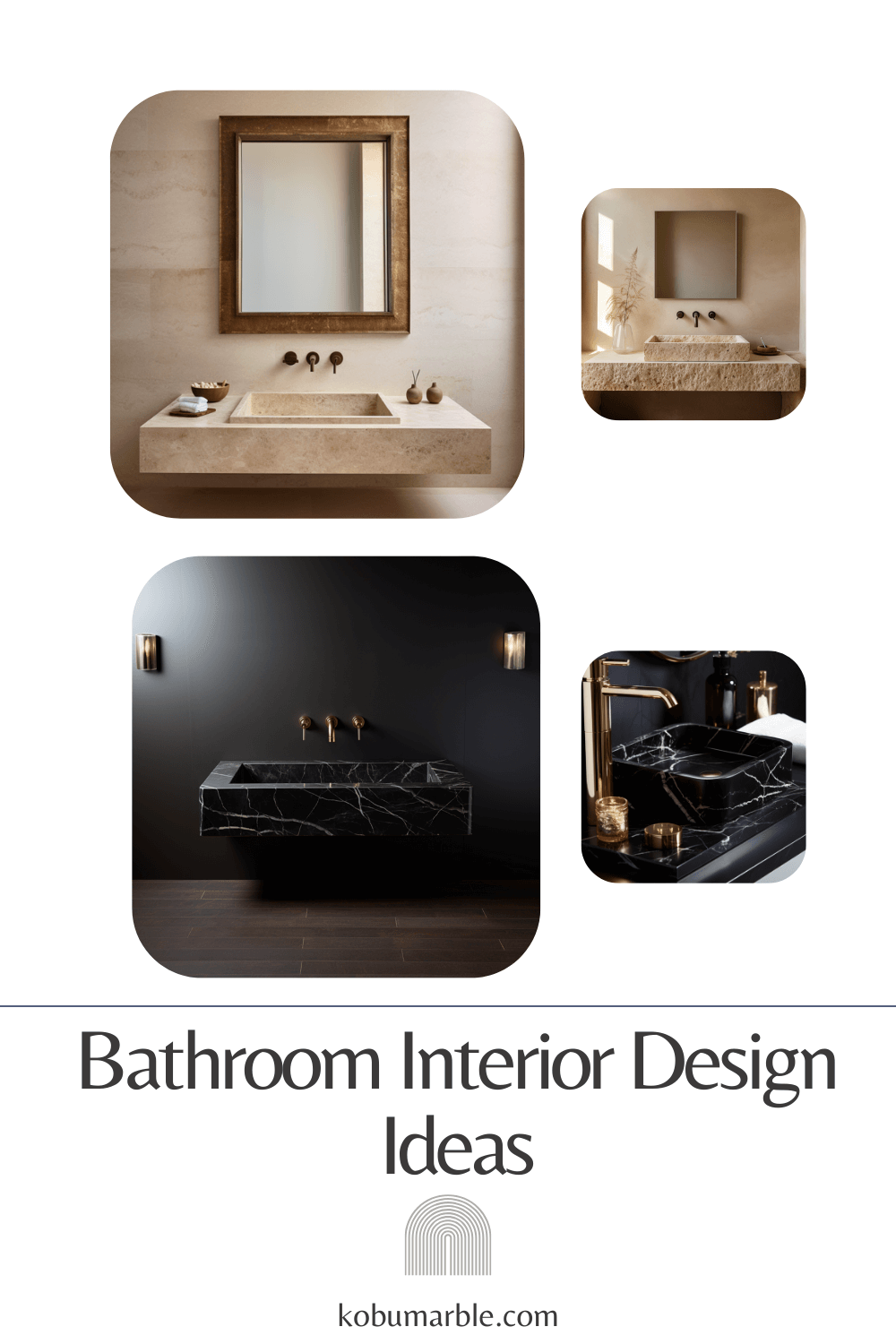 Bathroom Interior Design Ideas: Showcasing the Elegance of Marble Sink Designs