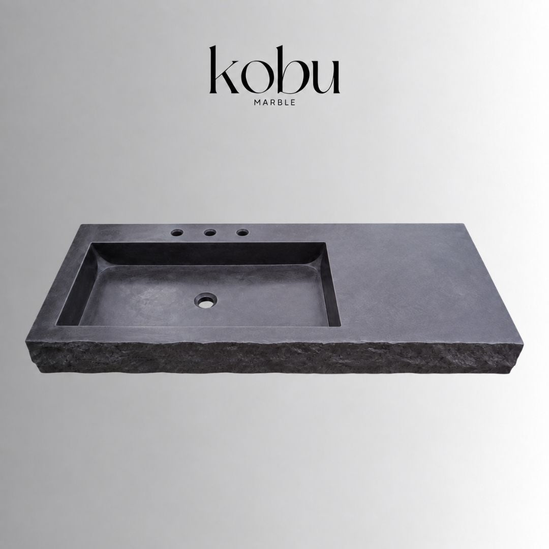 45 1/2" Custom Basalt Sink
