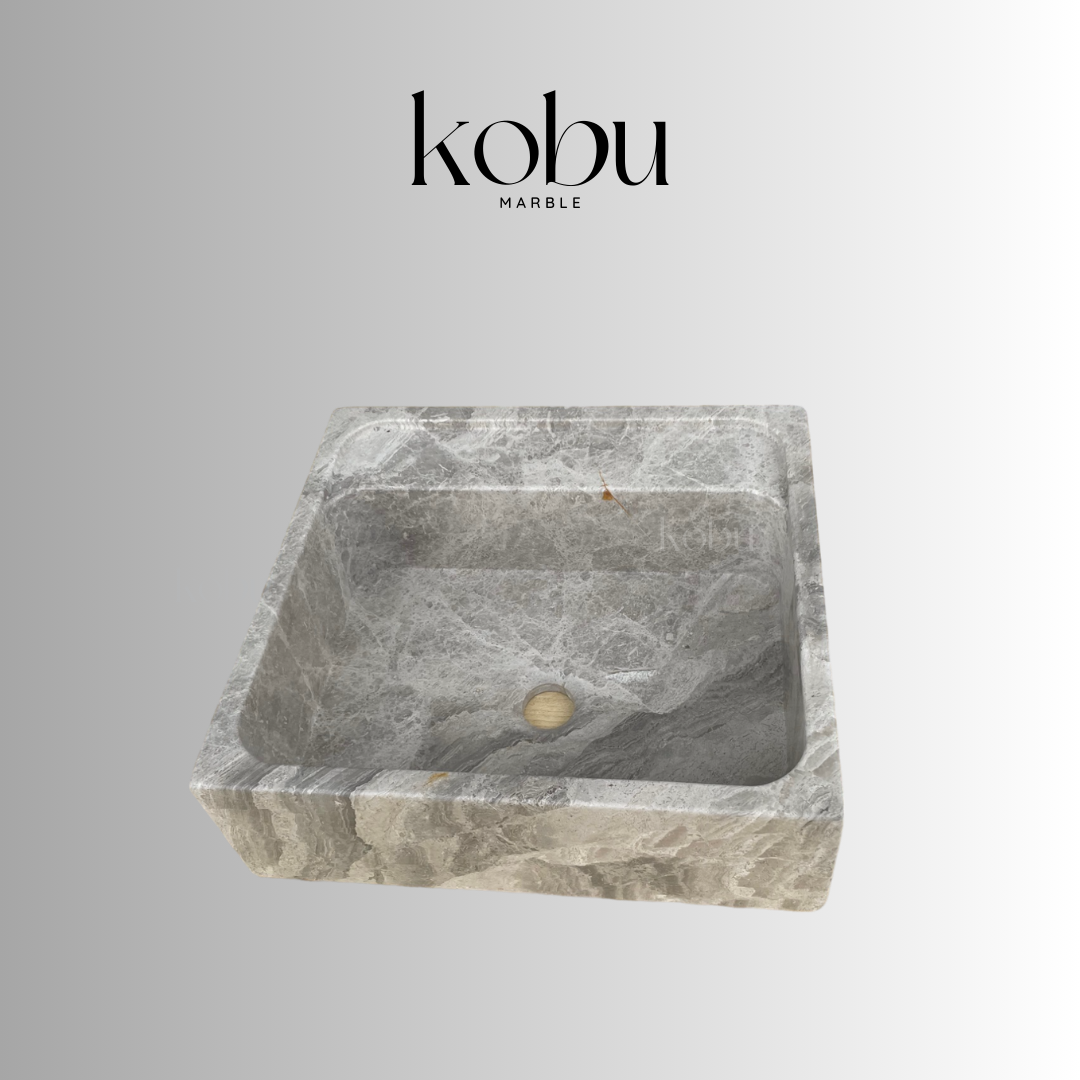 Royal Beige Marble Wallmounted Sink