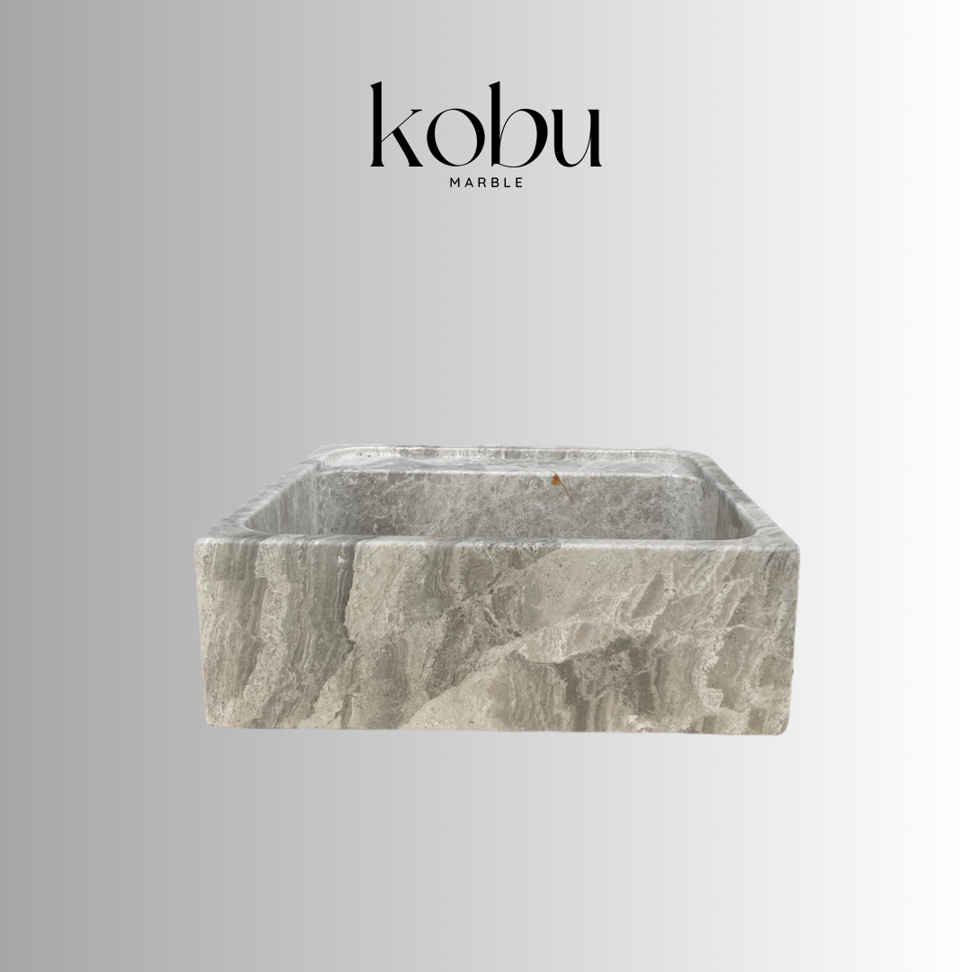 Royal Beige Marble Wallmounted Sink