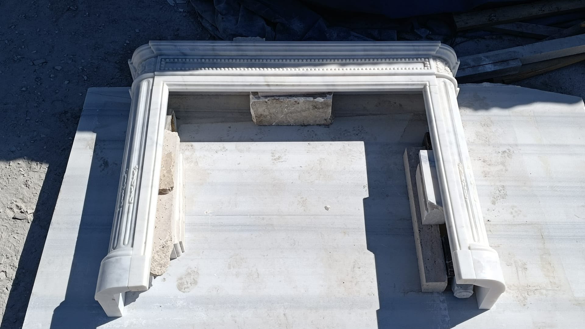 Custom Marble Fireplace Mantel
