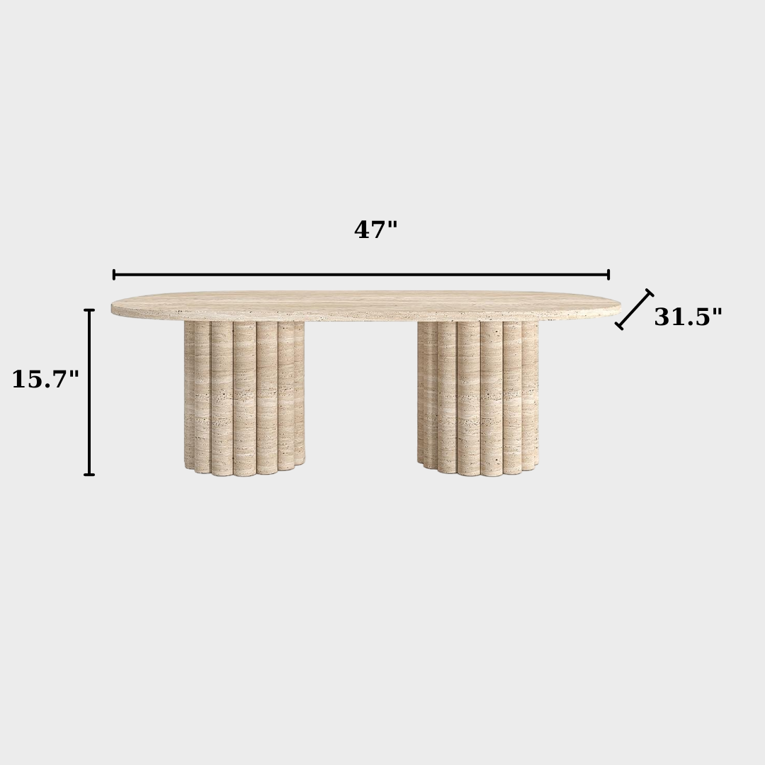 Travertine Coffee Table